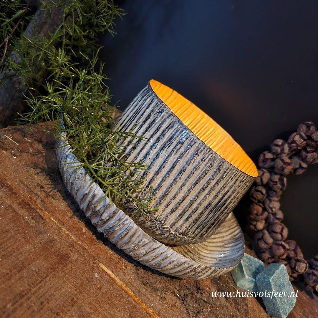 Waxinelichthouder Aurora || Medium - Afbeelding 5