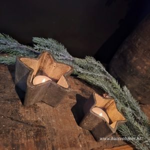 Ster Waxinelichthouder Beton- M || PMR