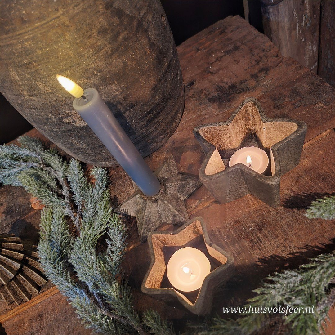 Kandelaar Ster- Beton || PMR - Afbeelding 5