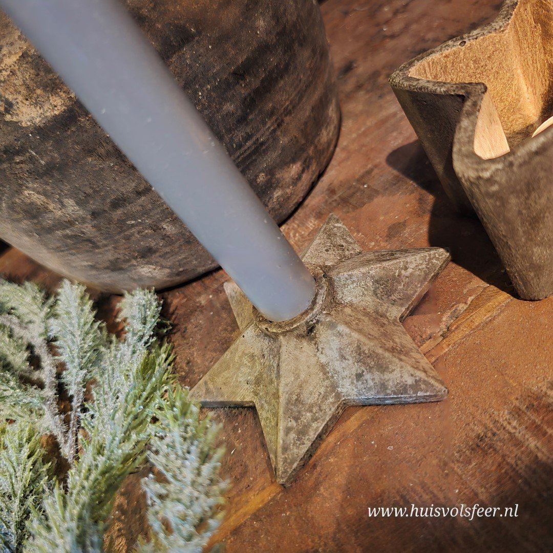 Kandelaar Ster- Beton || PMR - Afbeelding 8