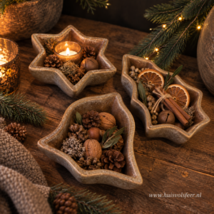 Set of 3 Plates: X-Tree, Star & Bell- Jewel || Brynxz.
