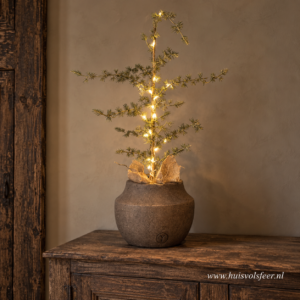 Cederboompje met LED verlichting- 70 cm