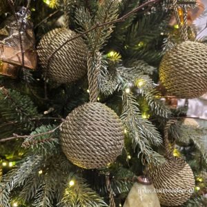 Kerstbal Olive || 10 cm