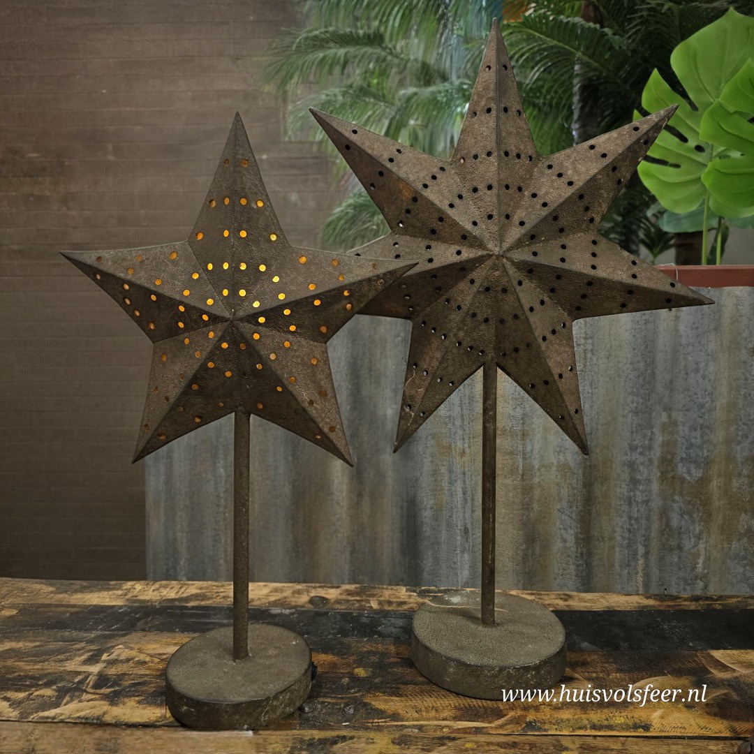 Ster op voet Rusty || 50 cm - Afbeelding 4