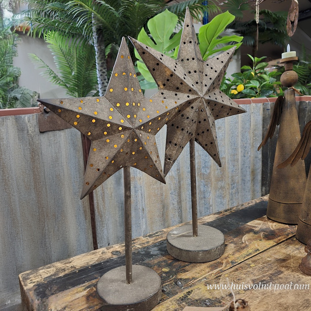 Ster op voet Rusty || 50 cm - Afbeelding 5