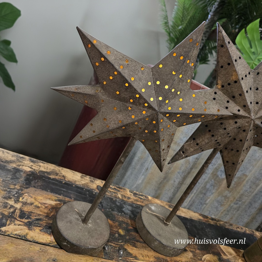 Ster op voet Rusty || 50 cm - Afbeelding 6