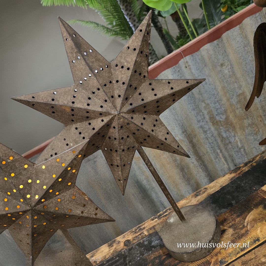 Ster op voet Rusty || 50 cm - Afbeelding 7