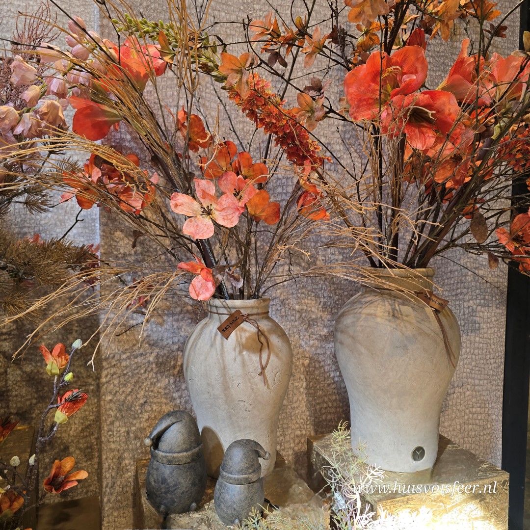 Vase Allure Leather Rope 34 cm- Majestic Taupe || Brynxz - Afbeelding 4