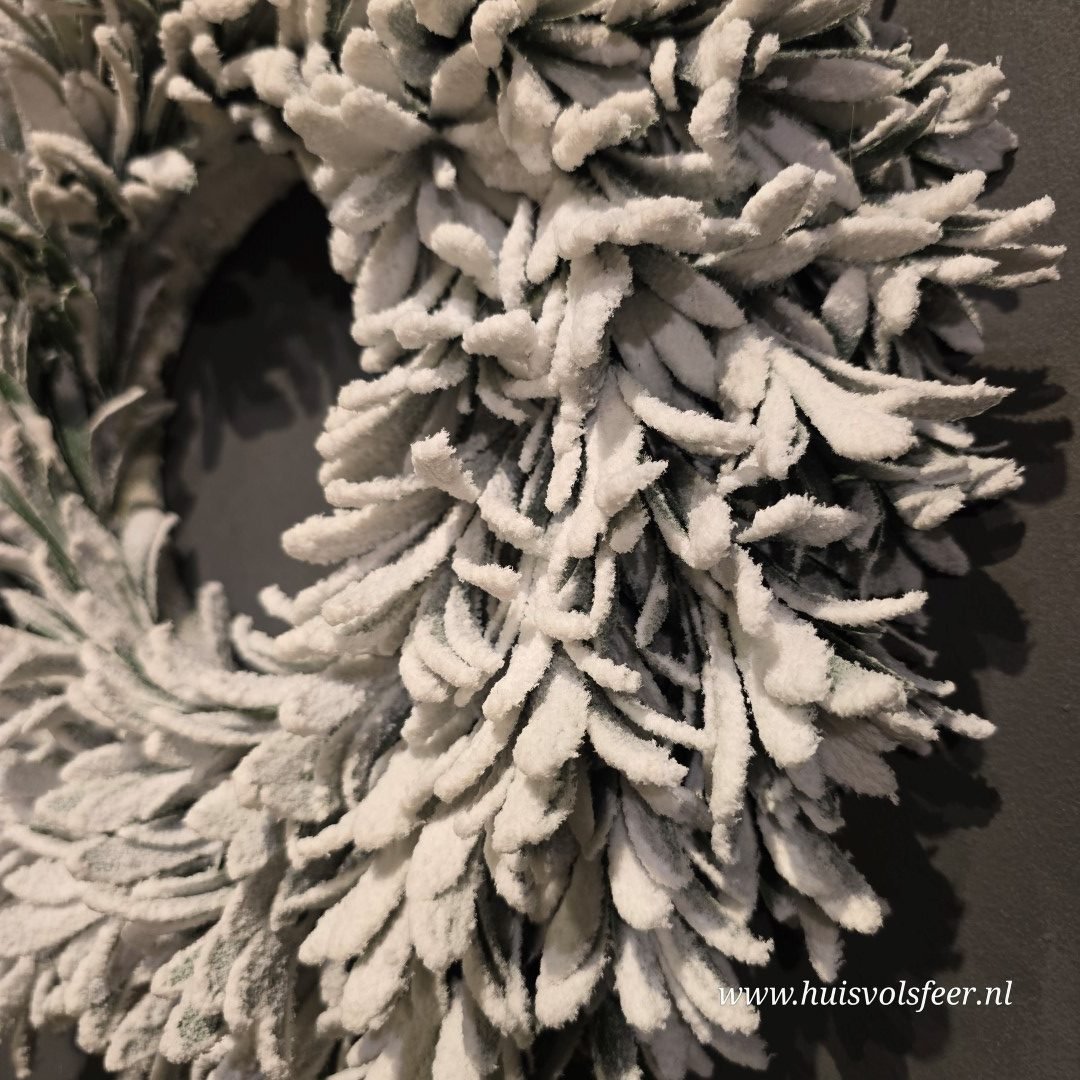 Winterse sneeuwkrans || 40 cm - Afbeelding 14