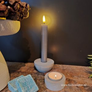 Stone Grey- Kandelaar Dinerkaars
