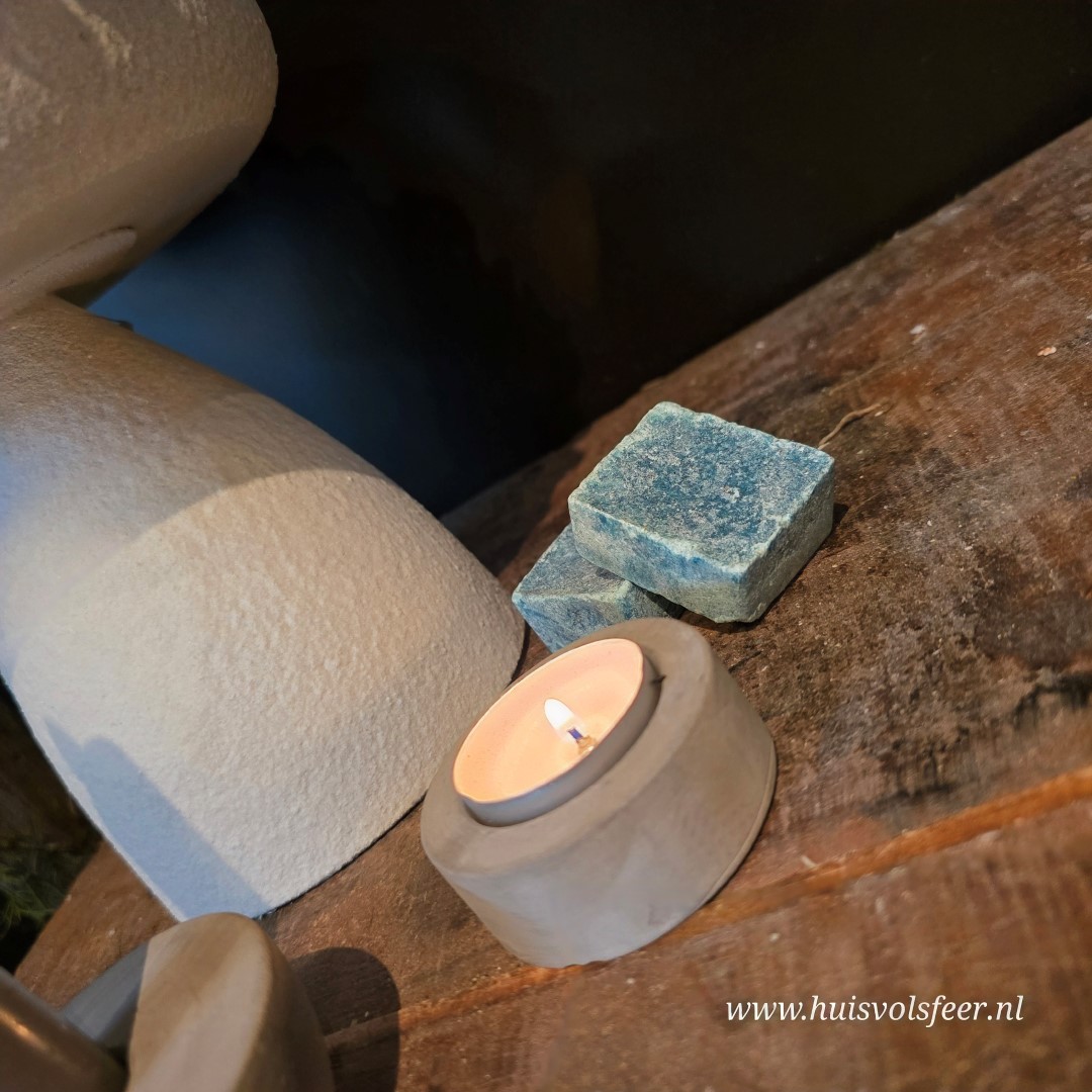 Stone Grey- Waxinelichthouder - Afbeelding 6