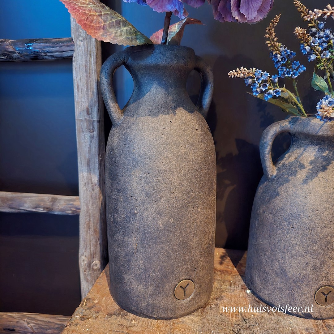 Jar Two Ears 35 cm- Majestic Brown || Brynxz - Afbeelding 4