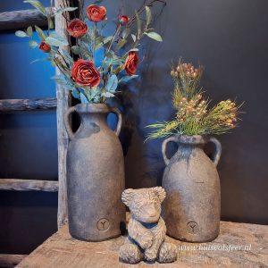 Jar Two Ears 35 cm- Majestic Brown || Brynxz