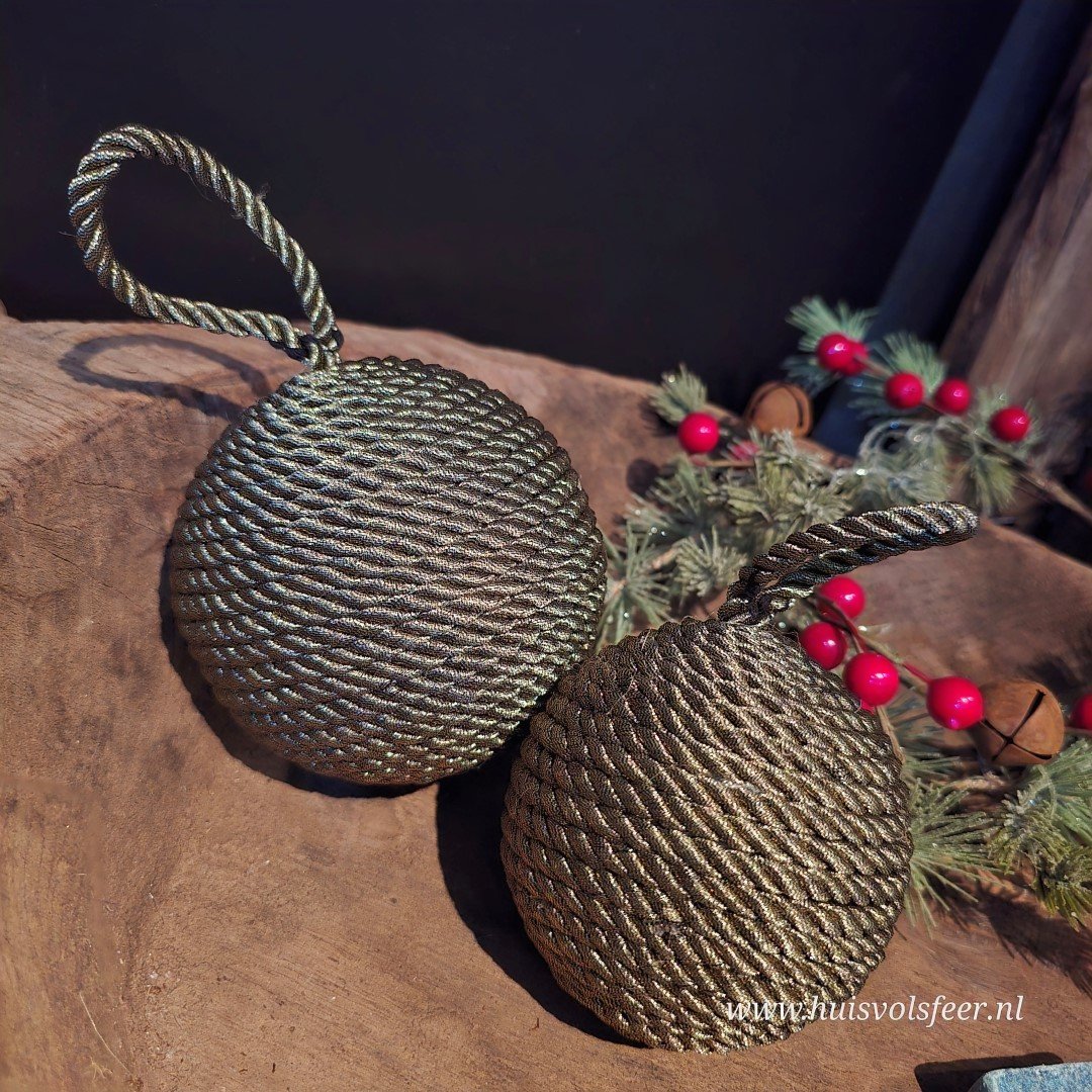 Kerstbal Olive || 10 cm - Afbeelding 5