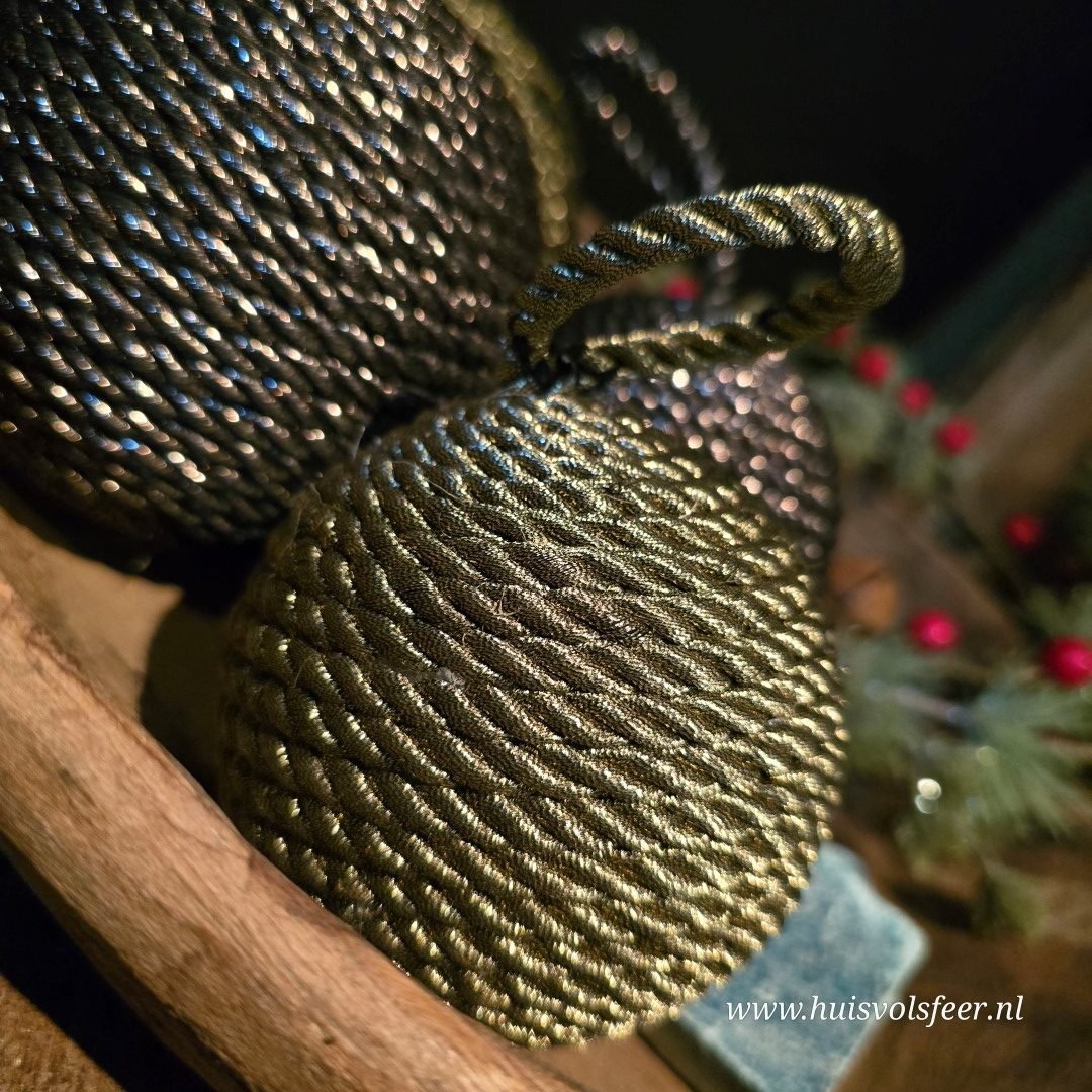 Kerstbal Olive || 10 cm - Afbeelding 8