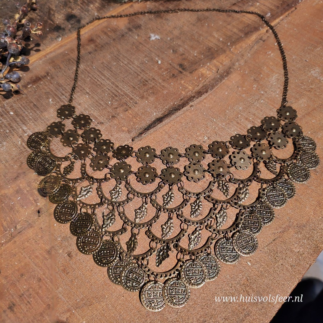 Kruik Ketting- Antique Wave Lace (±76 cm) - Afbeelding 5