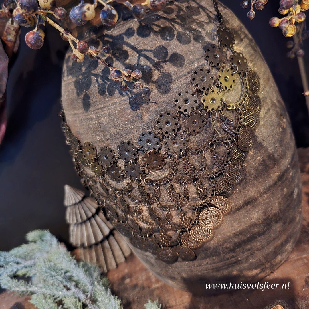 Kruik Ketting- Antique Wave Lace (±76 cm) - Afbeelding 3