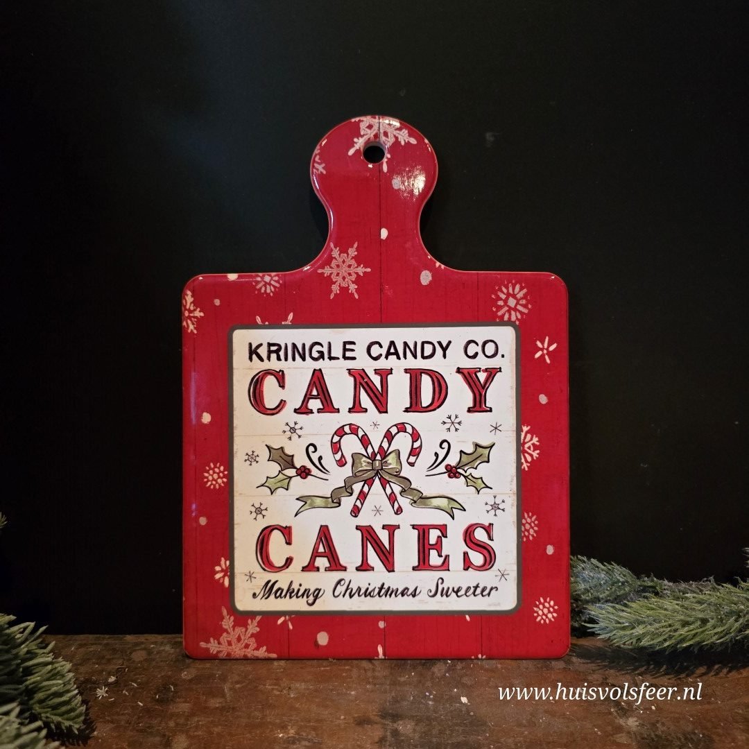 Plate Christmas || Candy Canes