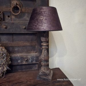Lampenvoet met Lampenkap- Baluster || 51 cm.