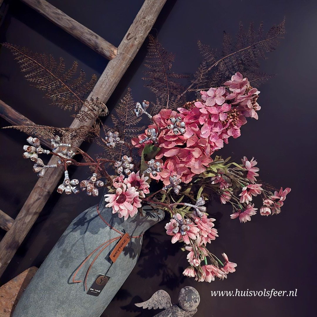 Boeket van Zijdebloemen- Antique Pink || Sylxz. - Afbeelding 3