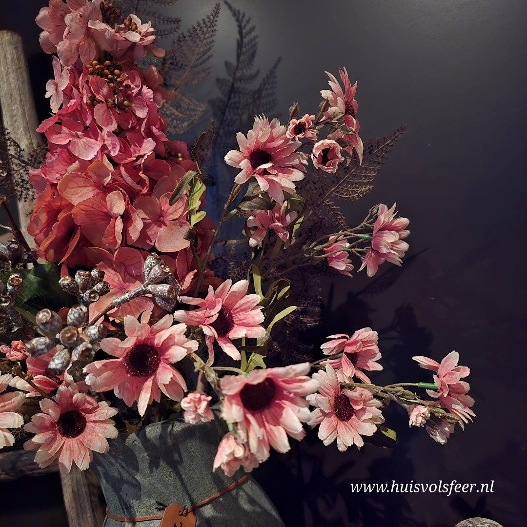 Boeket van Zijdebloemen- Antique Pink || Sylxz. - Afbeelding 4
