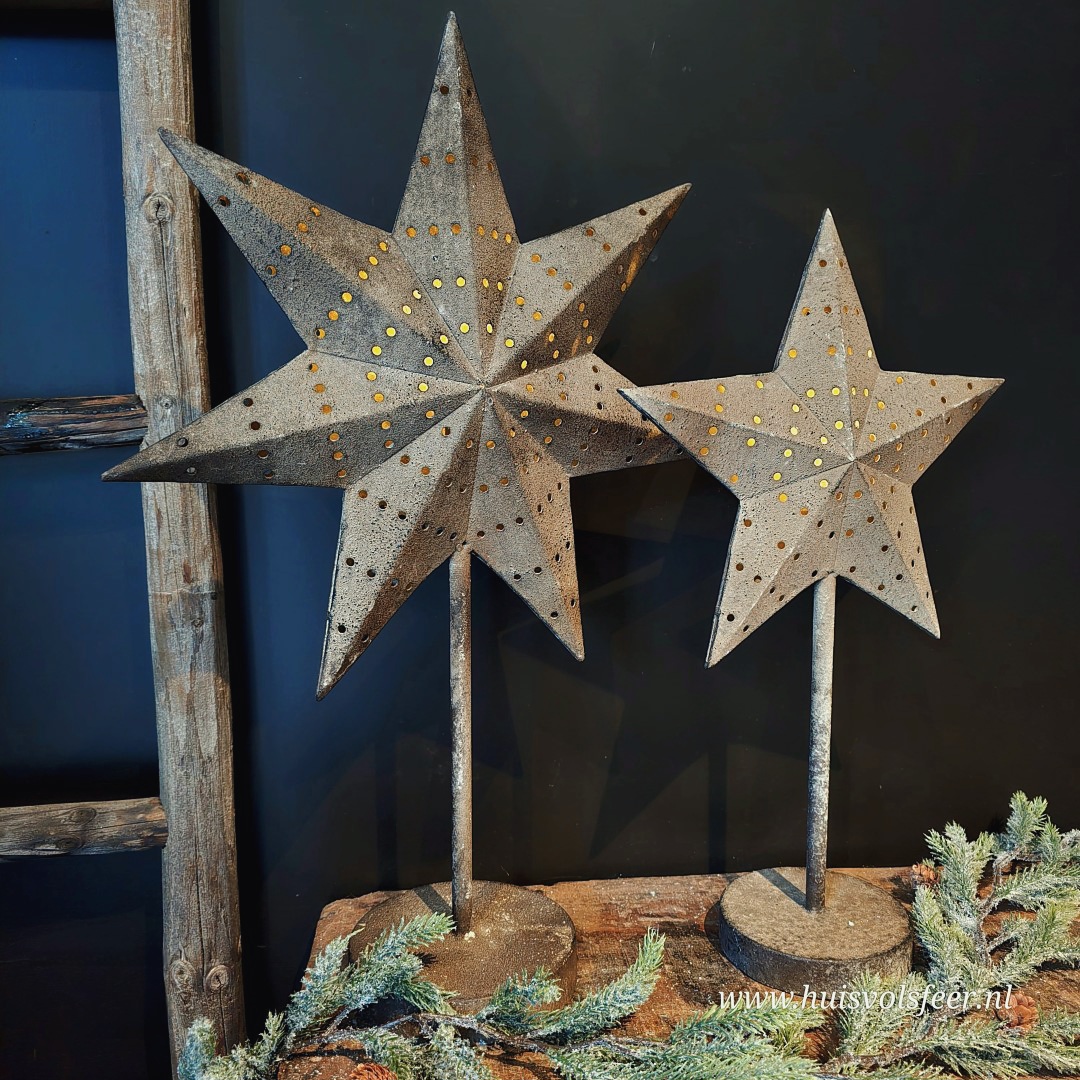 Ster op voet Rusty || 50 cm - Afbeelding 3