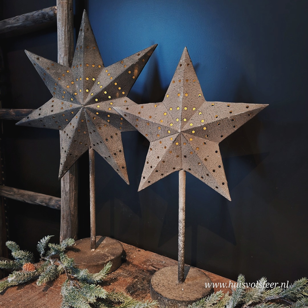 Ster op voet Rusty || 50 cm - Afbeelding 2