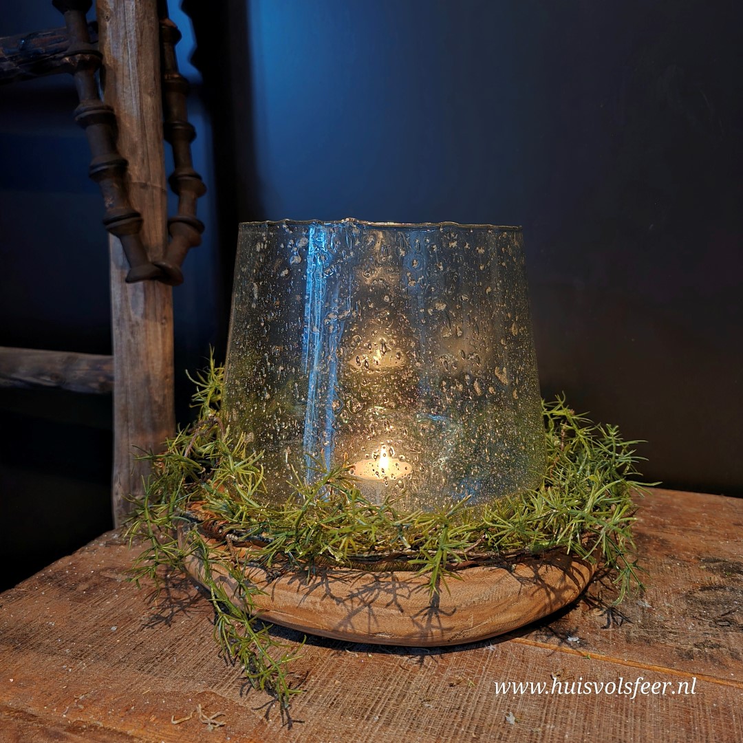 Schaal van paulownia hout || 28 cm