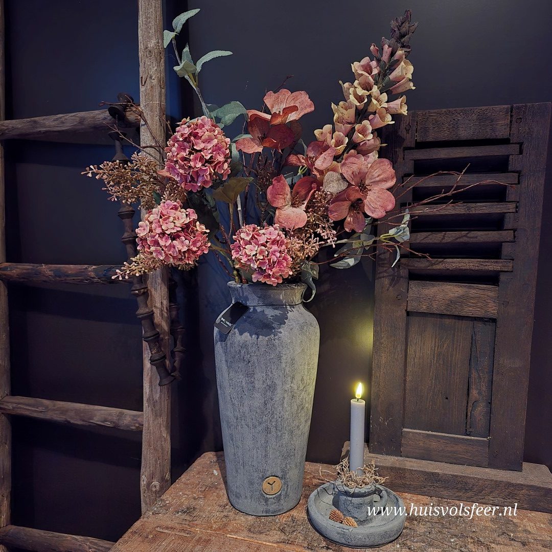 Dinner Candleholder Classic- Stone Black || Brynxz - Afbeelding 4