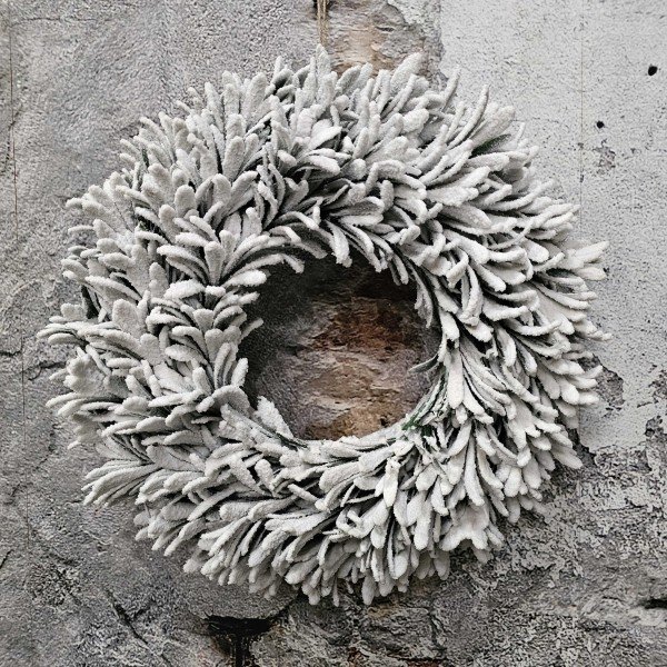 Winterse sneeuwkrans || 40 cm - Afbeelding 10