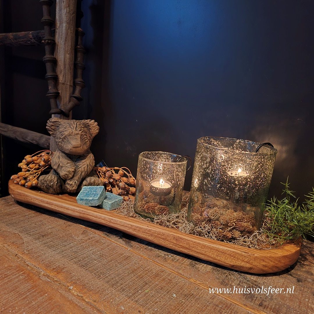 Schaal van paulownia hout || Ovaal - Afbeelding 2