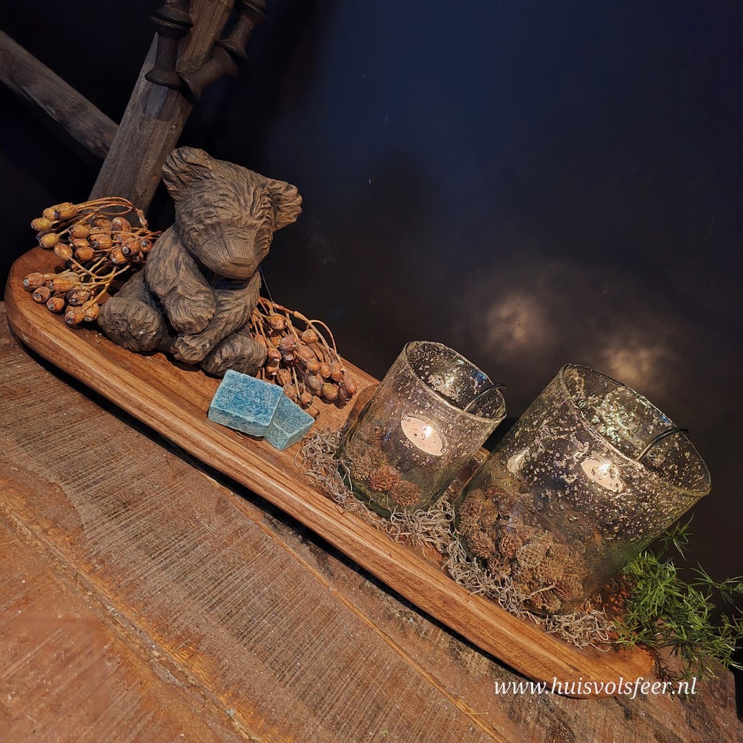 Schaal van paulownia hout || Ovaal - Afbeelding 5