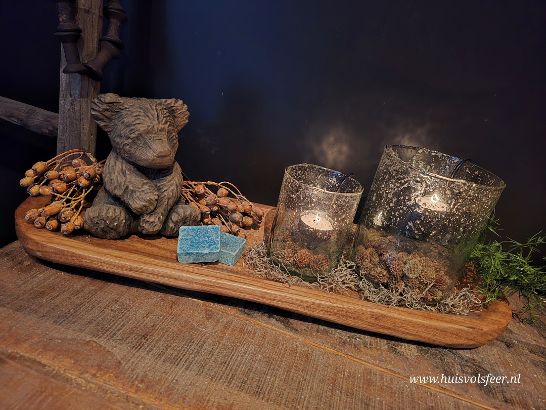 Schaal van paulownia hout || Ovaal - Afbeelding 8