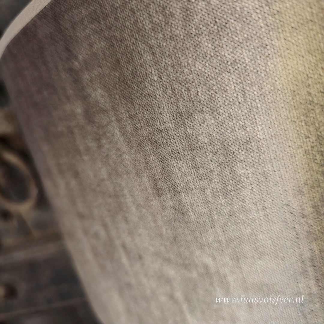 Lampenkap Velvet Taupe || Ovaal 30 cm. - Afbeelding 5