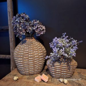 Zijdetak Hortensia- Blueberry Purple || 40 cm