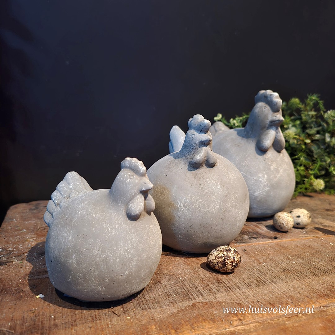 Stenen Kip- Stone Grey || Small. - Afbeelding 3