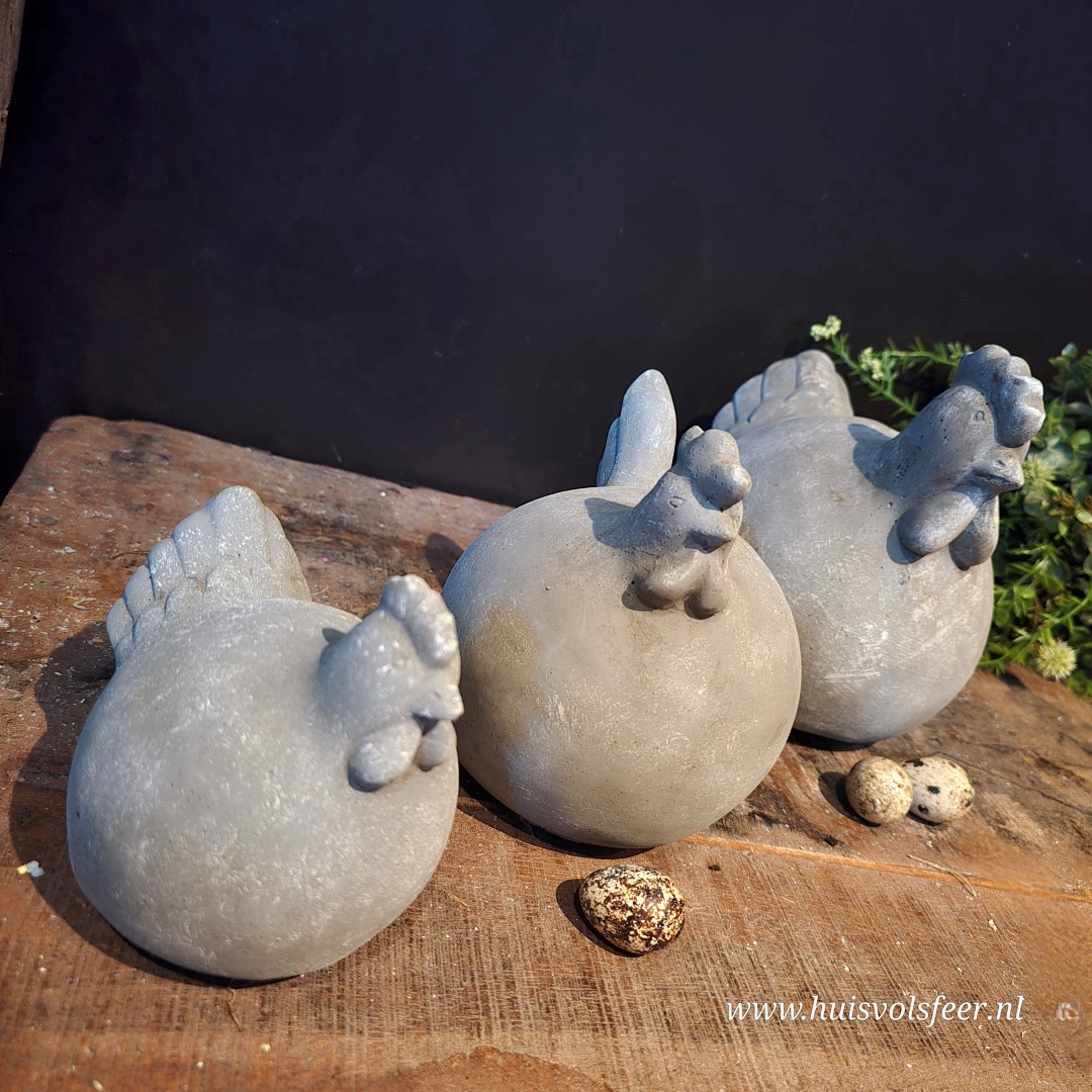 Stenen Kip- Stone Grey || Small. - Afbeelding 4