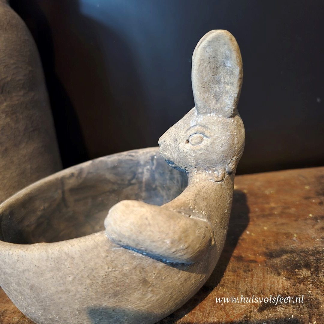 Stenen Schaaltje met Haas - Afbeelding 10