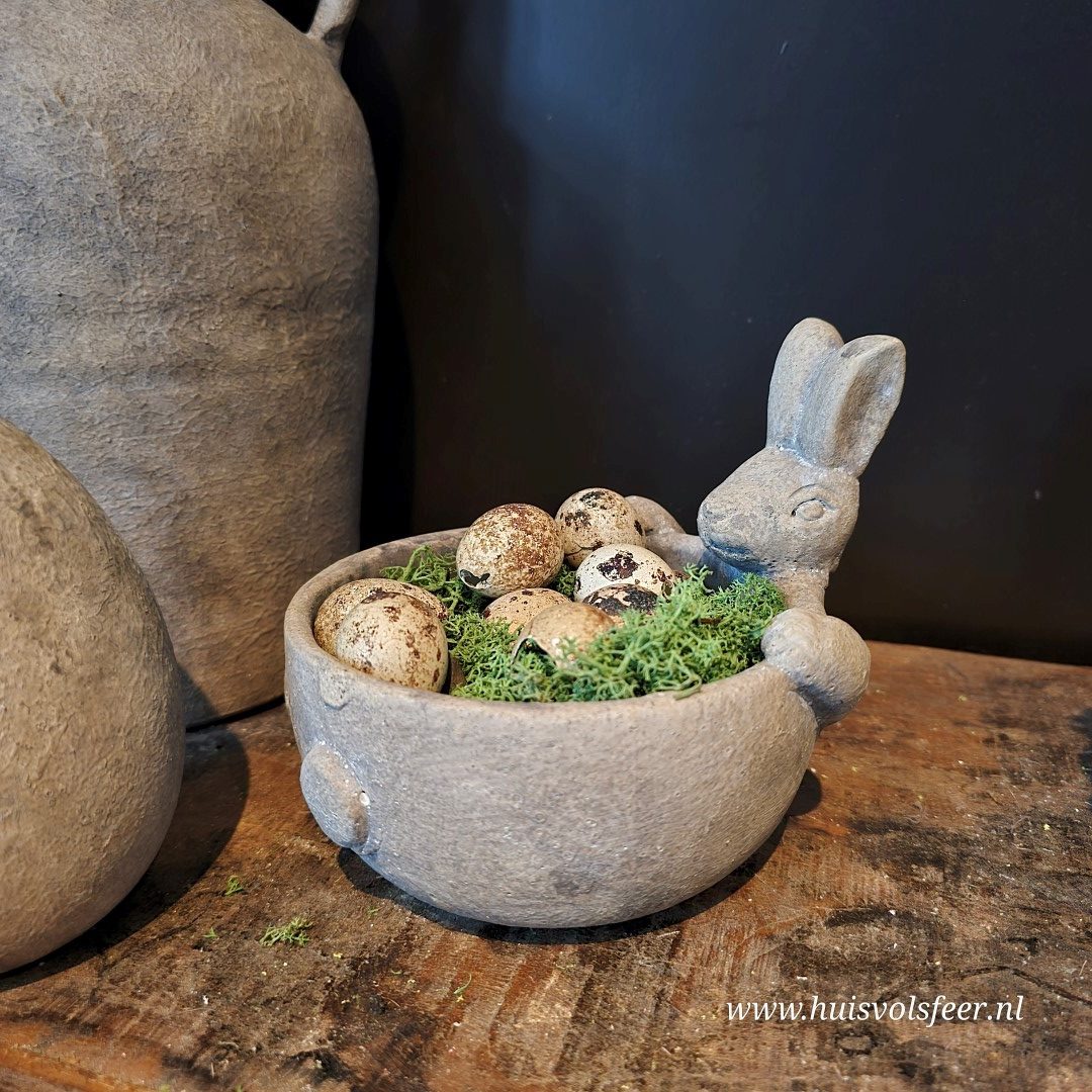 Stenen Schaaltje met Haas - Afbeelding 6