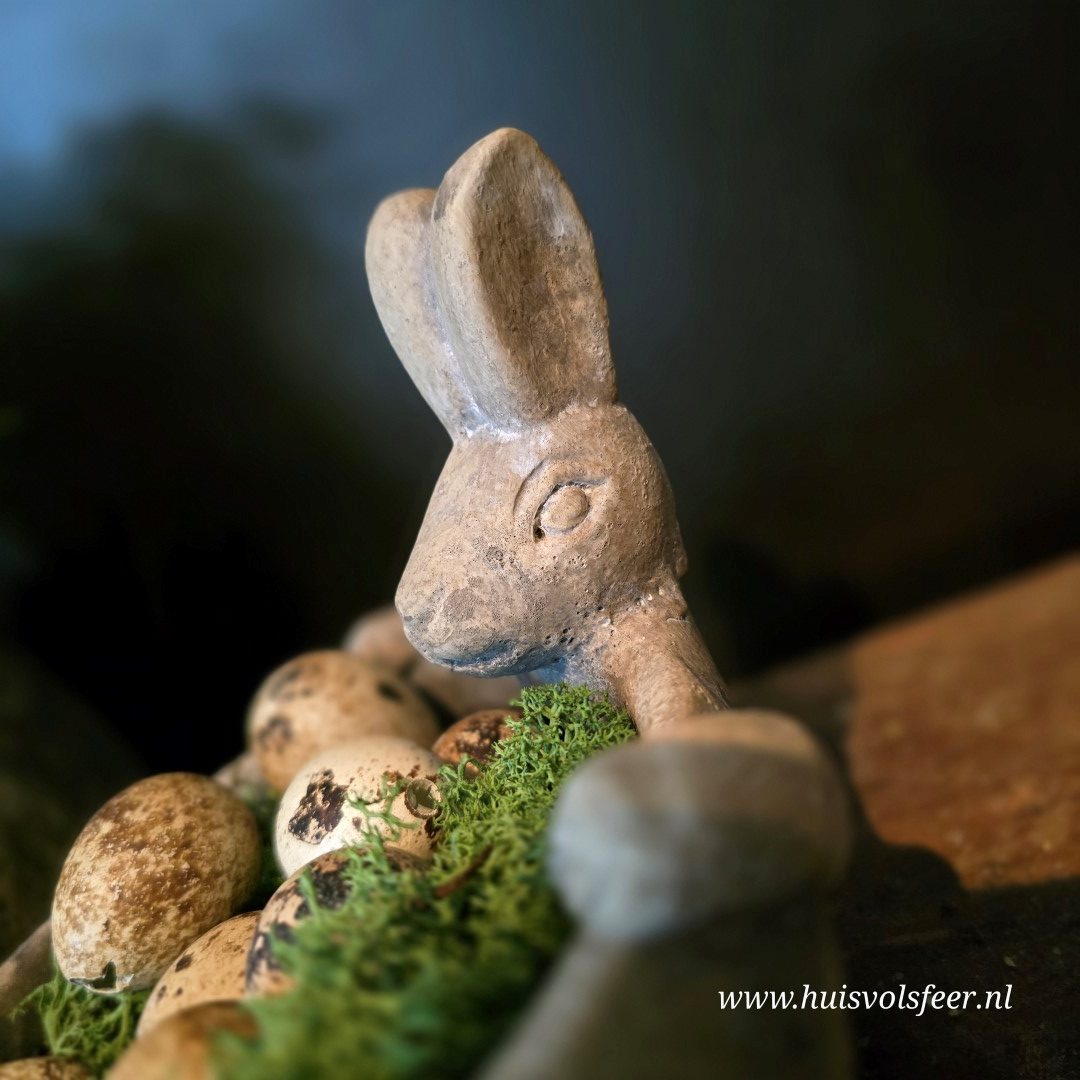 Stenen Schaaltje met Haas - Afbeelding 4