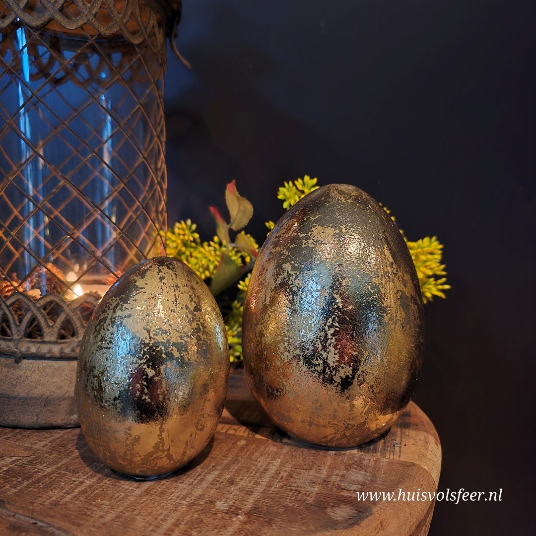 Eggy Gold – Gouden Ei || 9 cm