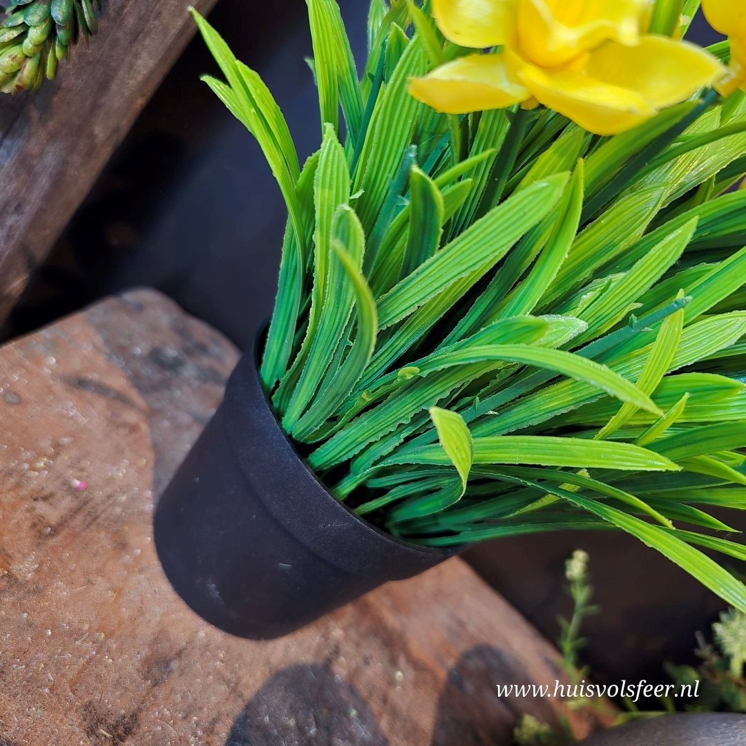 Gele Narcis || Kunstplant in Pot - Afbeelding 10