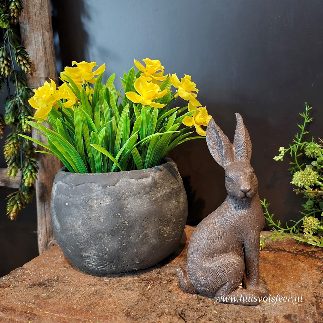 Gele Narcis || Kunstplant in Pot - Afbeelding 3