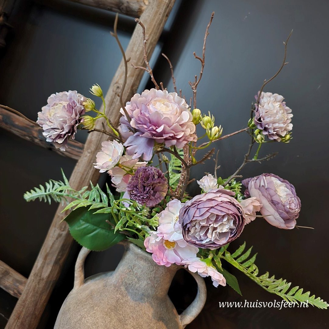 Compleet Zijdeboeket || Lilac - Afbeelding 2