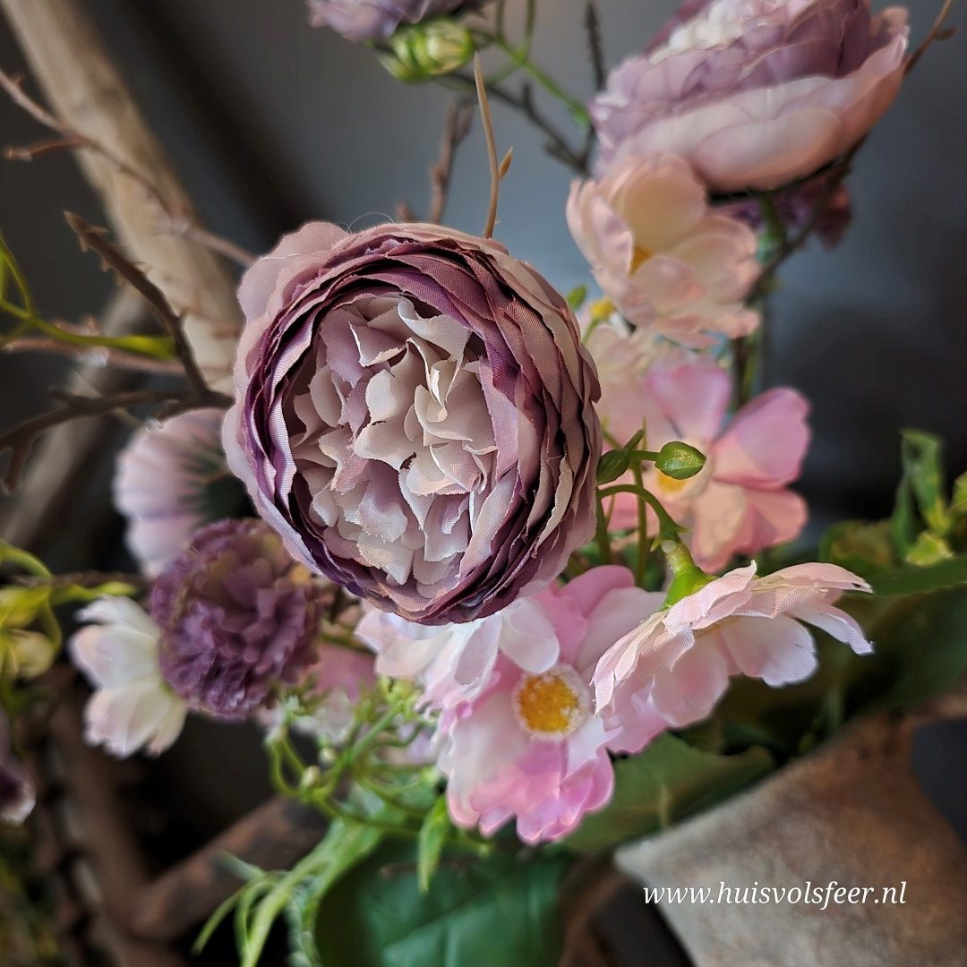 Compleet Zijdeboeket || Lilac - Afbeelding 4