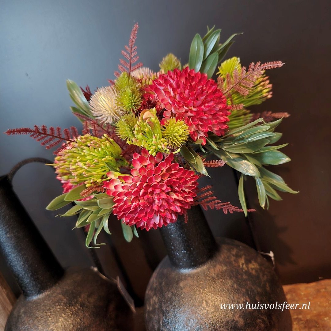 Dahlia Mix Boeket– Rood