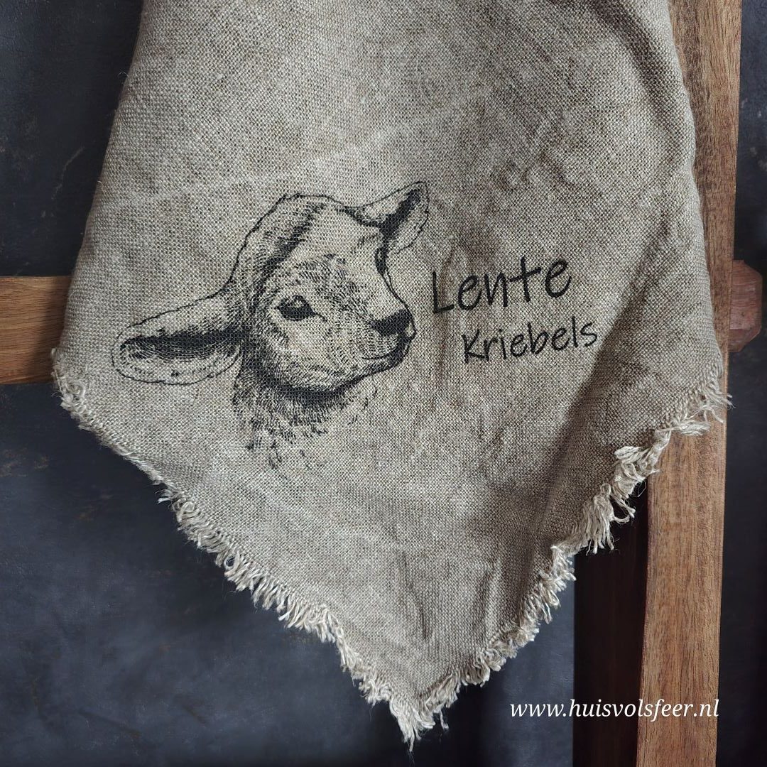 Linnen Shabby Doek New || Lente Kriebels - Afbeelding 2