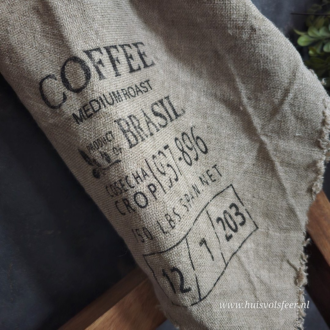 Linnen Shabby Doek New || Koffie - Afbeelding 3