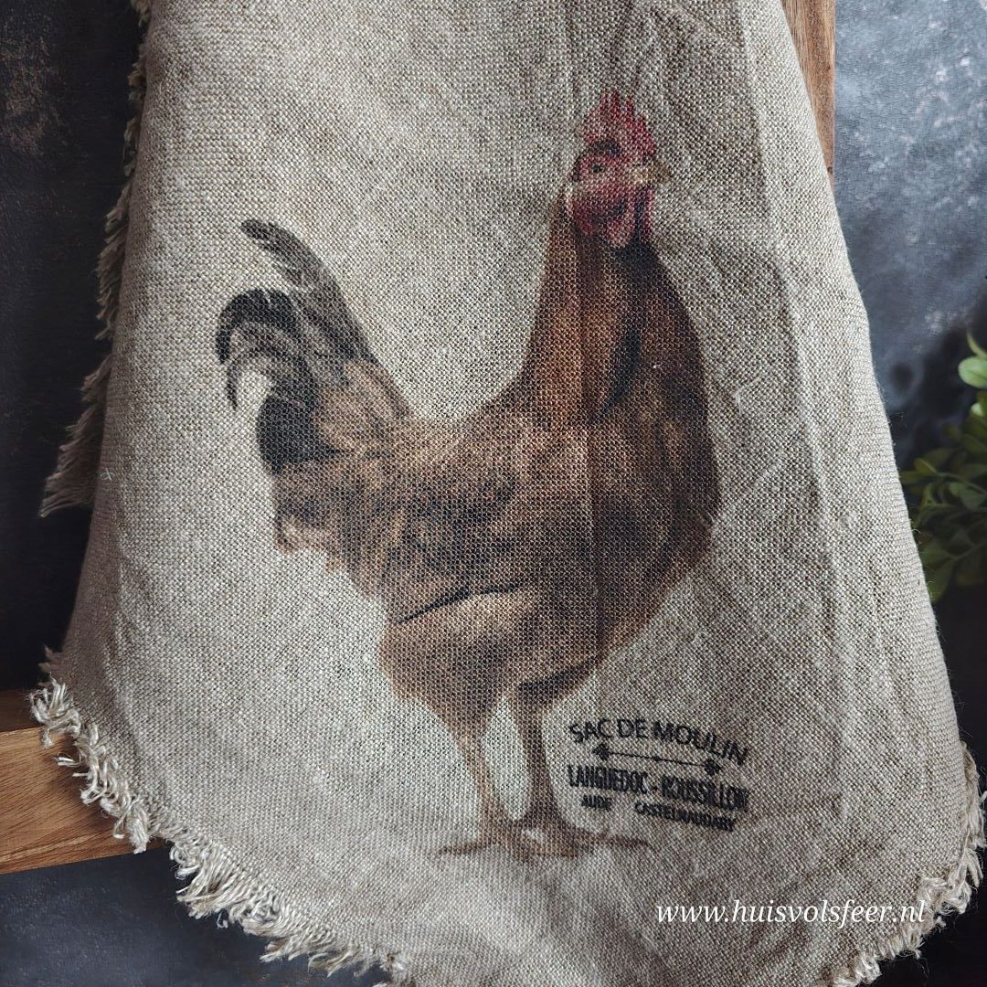 Linnen Shabby Doek New || Kip - Afbeelding 2