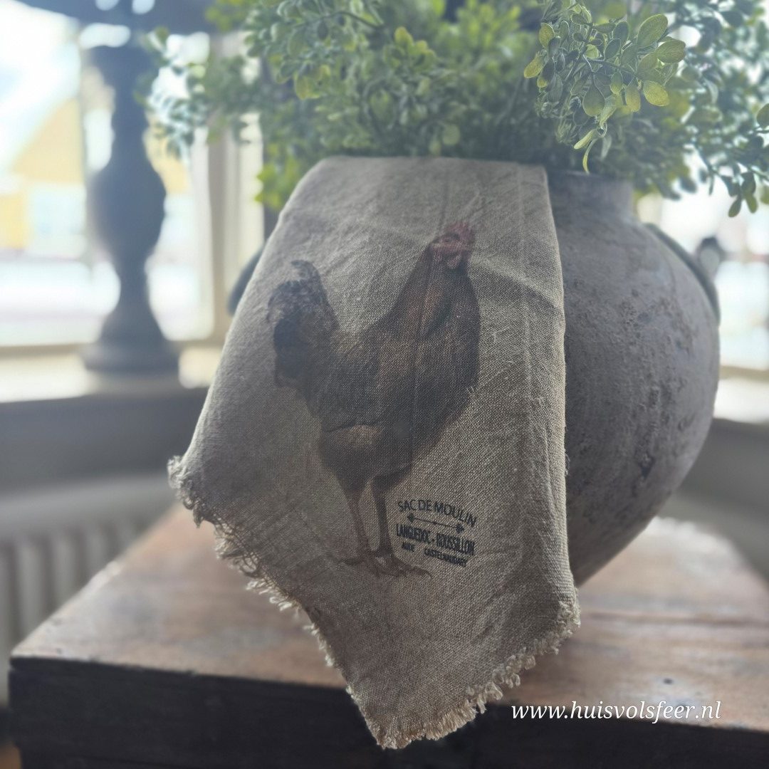 Linnen Shabby Doek New || Kip - Afbeelding 3